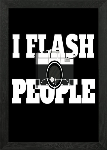 Flash people gerahmtes - i,