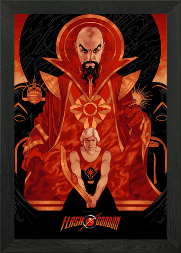 Flash gordon filmposter kunst - filmposter,