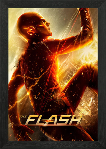 Flash kunstwerk gerahmtes - flash, tv