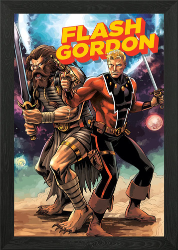 Flash gordon comic cover - flash,