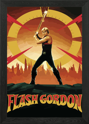 Flash gordon gerahmtes - gordon,